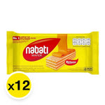 NABATI Wafer Cheese Cream snack, 27g individual pack, crispy wafer with cheese filling, shown in the product image.