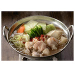 Nihon Shokken Tonkotsu Ramen Soup semi-processed thick broth in a container, ready for preparation, from NIHON SHOKKEN dry grocery brand.