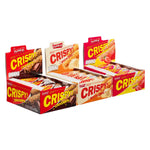PENNYO Crispy Snacks coated with oat and white chocolate cream, a tasty dry grocery snack confectionery with crunchy texture.