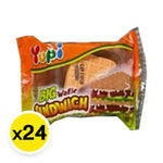 YUPI Yupi Gummy Mini Sandwich snack, 7g, colorful chewy confectionery with sandwich-shaped gummies in a clear package
