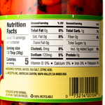 Jar of Mezzetta roasted bell peppers in a glass jar, showcasing vibrant red and yellow peppers ready for cooking or snacking.