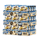 Grinny Sponge Bomb Snack Extreme Cookies and Cream flavor, 15g x 3 packs, dry snack confectionery in colorful packaging.