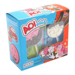 AOI chocolate with strawberry and milk confectionery, 12g, showing the colorful wrapped dry grocery snack.
