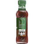 Bottle of Fountain Steak Sauce with a red label, featuring the sauce's branding and a clear view of the condiment inside.