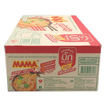 Mama Big Pack Instant Noodle Shrimp Tom Yum 95g, dry grocery product with 24 packs of flavorful Thai-style shrimp noodle soup.
