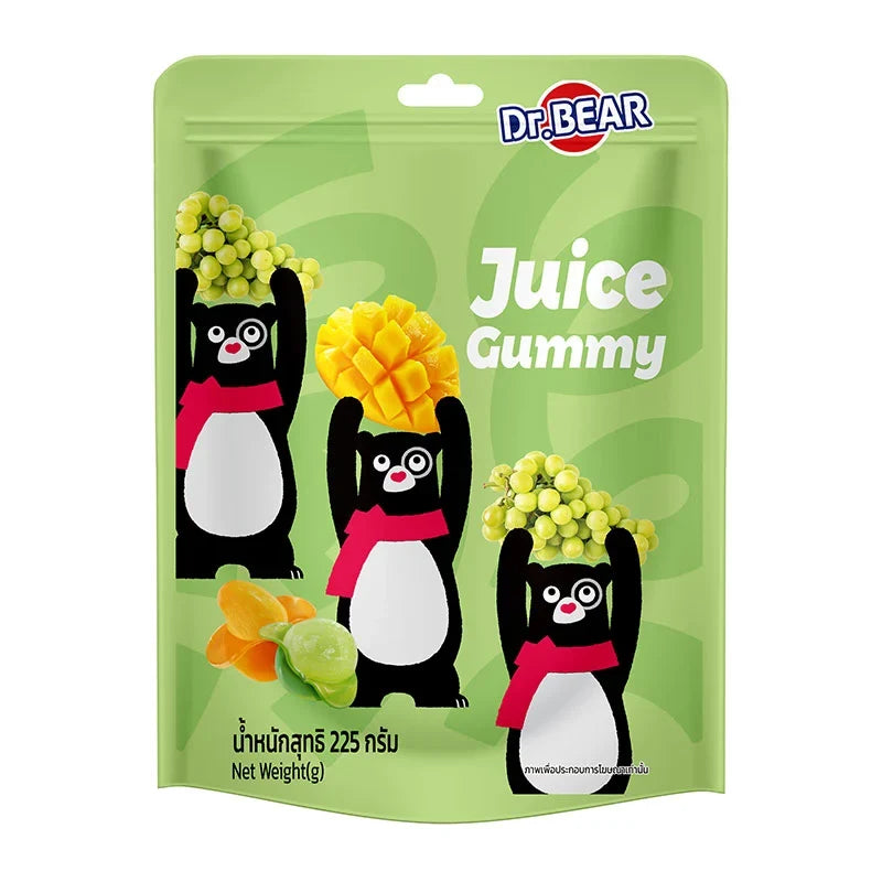 DR.BEAR Mixed Fruit Gummy snack in 22g packaging, colorful chewy candies from dry grocery and confectionery selection.