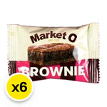 Orion Market-o Real Brownie 120g, chocolate brownie snack with rich texture and packaging, ideal for dry grocery and confectionery.