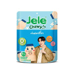 Jele Jelly Chewy Strawberry and Yoghurt snack pack, 108g x5, colorful fruit-flavored chewy candies in clear packaging.