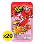 Super Groob Konjac Snack Shrimp Mala 360g, dry grocery snack with shrimp and mala seasoning in a clear packet.