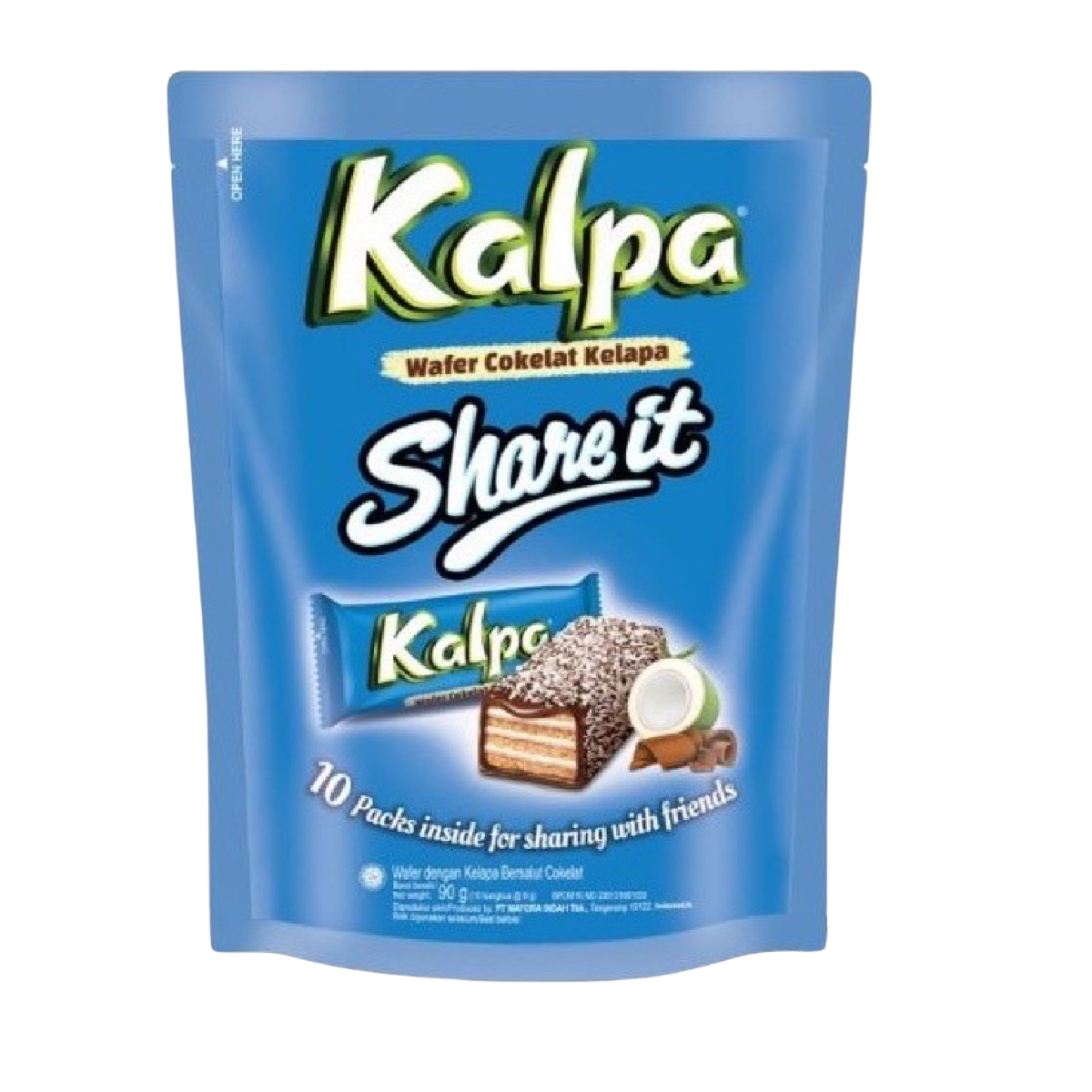 Kalpa Share It confectionery snacks in colorful packaging, showcasing a variety of sweet and crunchy treats from the Kalpa brand.
