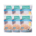 Pin Nguen Quick Brown Rice Ngern Bags 650g, dry grocery staple, showing the rice packaging with branding and product details.
