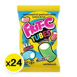 FRIT-C Frit-c Tube Gummy Snacks, 18g x 24, colorful gummy candies in a tube for back-to-school treats