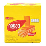NABATI Wafer Cheese Cream snack pack, 27g, shown in a clear image with multiple wafer packages stacked together.