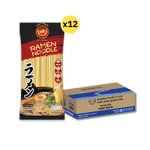 Dry grocery image of Rabbit Brand Ramen Noodles, showing packaged ramen with colorful branding and noodles inside.