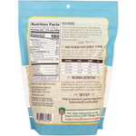 Organic rolled oats from Bob's Red Mill in a clear bowl, showcasing the whole, textured oats ready for breakfast or baking.