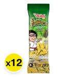 KOHKAE Kohkae Mung Bean Seaweed snack in 20g packages, dry grocery, snack and confectionery product, packaged in a clear bag.