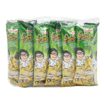 Kohkae Mung Bean Seaweed snacks in 20g packs, dry grocery snack with mung beans and seaweed, packaged in a clear bag.