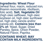 Progresso Italian bread crumbs in a grocery package, showing a close-up of the seasoned, golden-brown bread crumbs.