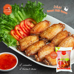 J-lek Jae Lek Chicken Sauce in a 1-bag package, dry grocery product, featuring a label with brand name and product details.
