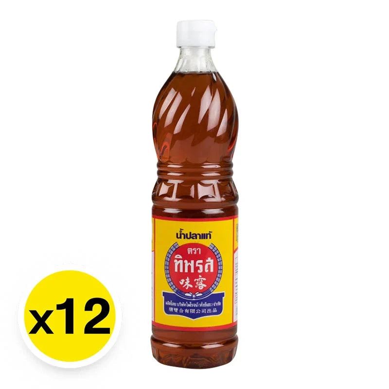 Tiparos Fish Sauce 700ml bottle, a popular Thai cooking ingredient, shown in a clear image with label details and packaging.