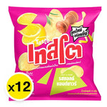 Tasto Chips Salt & Sour 11g snack pack, dry grocery snack, colorful packaging with chips visible in a clear bag