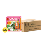 Dry Hong Kong style noodles by Rabbit Brand, 500g package, featuring uncooked noodles in a clear bag.