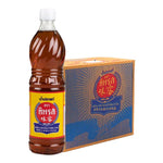 Tiparos Fish Sauce 700ml bottles from the TIPAROS brand, arranged in a pack of 12, suitable for cooking and flavoring dishes.