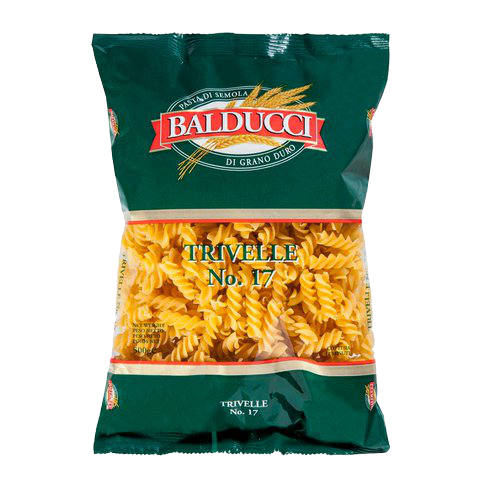 Close-up of Balducci Trivelle in a grocery setting, showing fresh, vibrant ingredients in a clear container.
