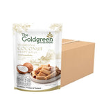Goldgreen Original Flavor Gold Rolls traditional coconut snacks from THE GOLDGREEN, showing golden coconut rolls on a white background.
