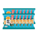 PR Rice Cracker Seaweed Flavor snack pack, 18g x12, crisp rice crackers with seaweed flavor, perfect for snack lovers.