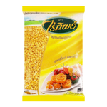 Raitip Peeled Mungbean in a clear bag, showing light green mung beans suitable for cooking or sprouting.