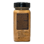 Ground United Thyme in a clear container, showing fresh green dried thyme leaves for cooking and seasoning.