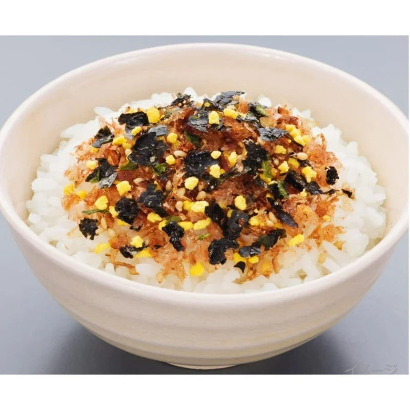 MISHIMA Seto No Ka Furikake rice seasoning with bonito flakes, dry grocery, Japanese rice topping with seaweed and dried fish flakes