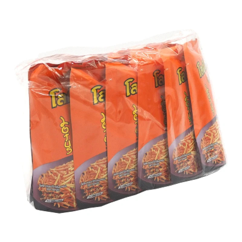 Lotus Stick Bacon Biscuit 20g pack, crispy snack with bacon flavor from LOTUS, displayed in a close-up shot