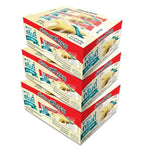 GRINNY Milk Coated Snack filled with cream, 15g x3, showing the creamy, chocolate-coated snack with a smooth milk coating.