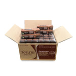 Wangkanai Caramel Sugar Sachets 8g, small dry grocery packets with caramel-flavored sugar for beverages or desserts.