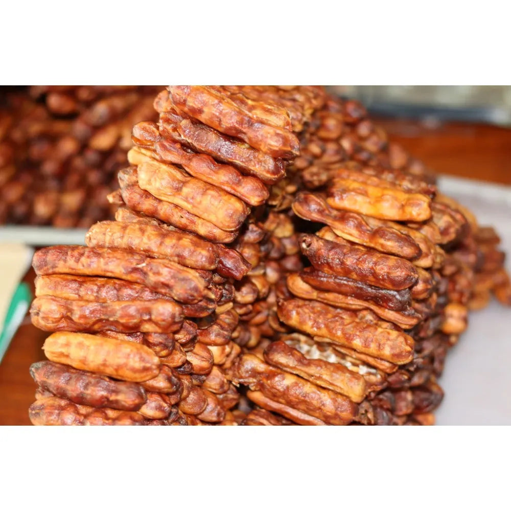 Sriwanna seedless dried sweet tamarind in 260g package, shown in a clear image, perfect for dry grocery use.