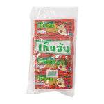 Tenjung Tenjang Fish Snack Chicken flavor, 1.7g dry grocery product, showing the packaged snack with fish and chicken ingredients.
