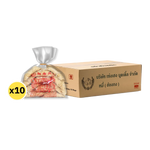 Dry grocery image of Rabbit Brand Hong Kong Style Noodles 500g packet, showing the packaging and noodles inside.