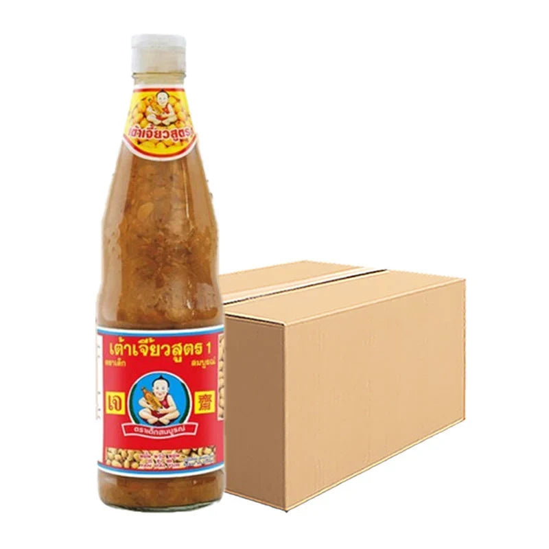 Deksomboon Soybean Paste Formulation 1 800g package, dry grocery product, stacked boxes with branding and product details visible.