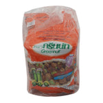 Greennut Crispy Green Peas Shrimp Flavor snack pack, 17g x 12, crunchy green peas with shrimp seasoning in a sealed bag.