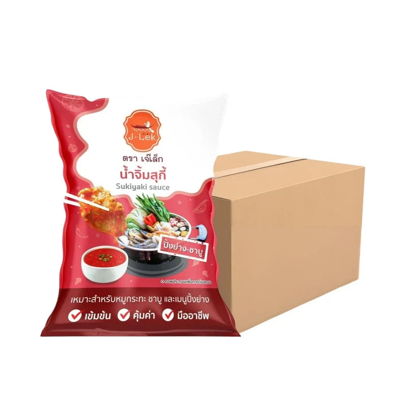 J-lek Sukiyaki Sauce in a 000g dry grocery bag, ready for Japanese cooking and flavoring dishes