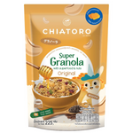 Chiatoro Super Granola (Original) in a bowl, with visible oats, nuts, and dried fruits, showcasing a healthy breakfast option.