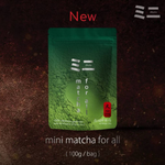 Mini Oriental Speedbar by Peace Mini Matcha drink in 100g package, showcasing the vibrant green matcha powder and packaging.