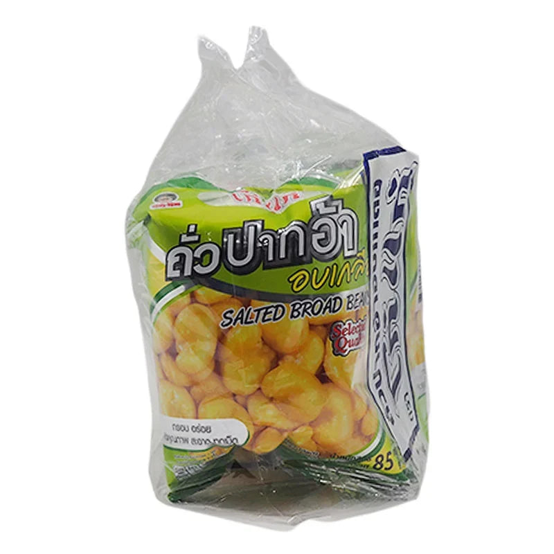 KOHKAE salted broad beans snack in 85g pack, dry grocery with crunchy, seasoned broad beans for snacking and confectionery.