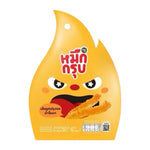 Sunsu Crunchy Squid snack can with new flavor options, featuring colorful packaging and a variety of flavor labels.