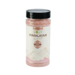 Zalt Himalayan Pink Salt in a clear container with certification label, dry grocery product for cooking and seasoning.