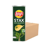 Lays Stax Nori Seaweed snack in 100g package, crispy seaweed chips from Lays Stax, stacked and ready to eat.