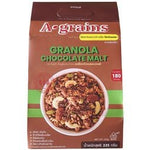 A Grains Granola Chocolate Malt 225g – 1 Pack