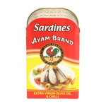 Ayam Sardines in Extra Virgin Olive Oil & Chilli 120g – 1 Pack